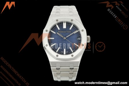 Audemars Piguet - Royal Oak 15510BC 41mm SS/SS Blu/Stk DDF DD4302 | 오데마 피게 - 로열 오크 15510BC 41mm SS/SS 블루 다이얼/바 인덱스 DDF DD4302