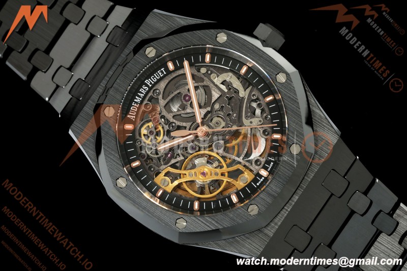 Audemars Piguet - Royal Oak 15416CE 41mm Openworked CER/CER Black DDF SA3132