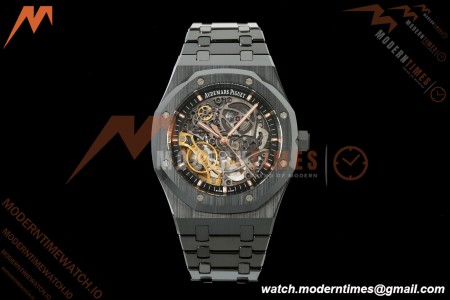 Audemars Piguet - Royal Oak 15416CE 41mm Openworked CER/CER Black DDF SA3132 | 오데마 피게 - 로열 오크 15416CE 41mm 오픈워크 CER/CER 블랙 DDF SA3132