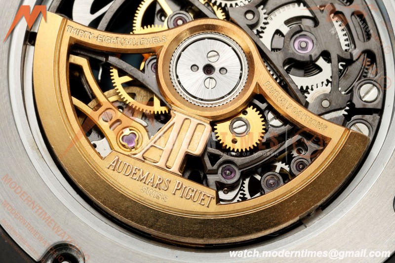 Audemars Piguet - Royal Oak 15416CE 41mm Openworked CER/CER Black DDF SA3132