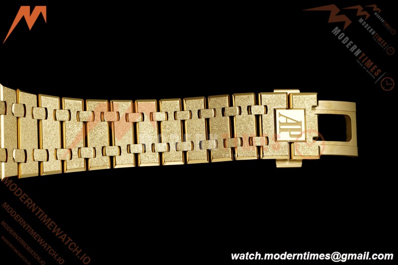 Audemars Piguet - Royal Oak 15412BA 41mm Rainbow YG/YG Skeleton Dial THBF V3 SH3132 Free Sprung