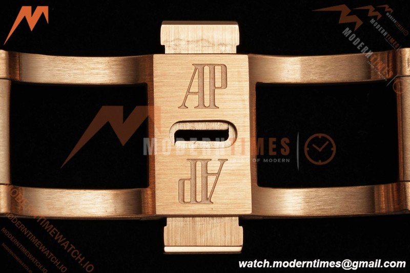 Audemars Piguet - Royal Oak 15412OR 41mm Rainbow RG/RG Skeleton Dial THBF V3 SH3132 Free Sprung
