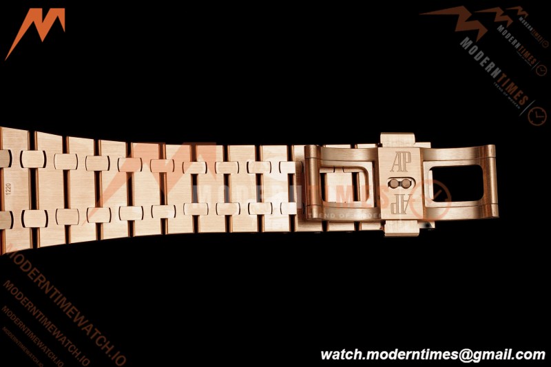 Audemars Piguet - Royal Oak 15412OR 41mm Rainbow RG/RG Skeleton Dial THBF V3 SH3132 Free Sprung