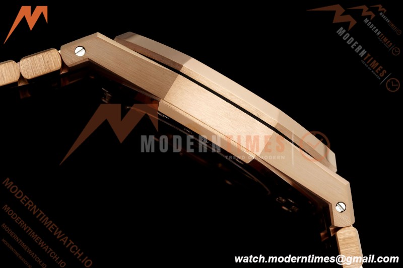 Audemars Piguet - Royal Oak 15412OR 41mm Rainbow RG/RG Skeleton Dial THBF V3 SH3132 Free Sprung