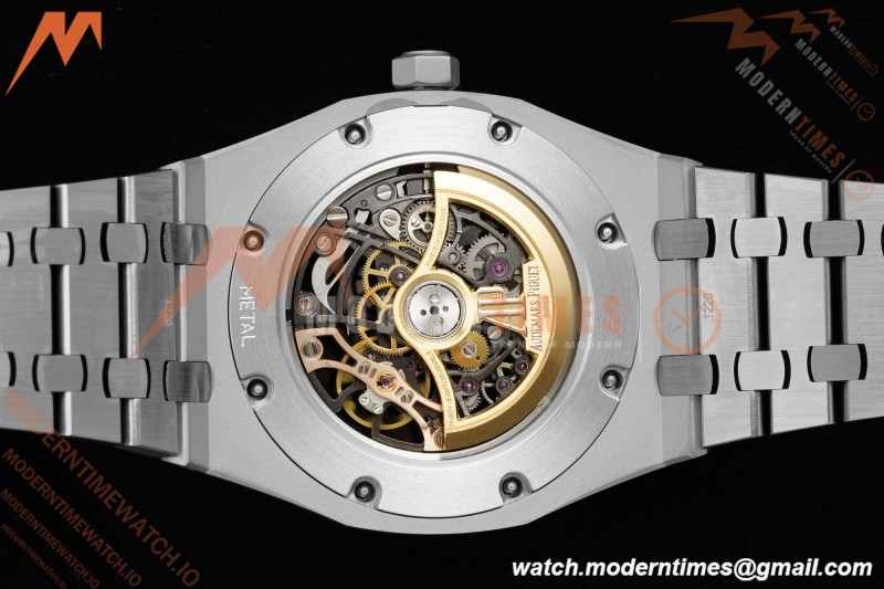 Audemars Piguet - Royal Oak 15407ST 41mm Openworked SS/SS Skeleton Dial THBF V3 SH3132 Free Sprung