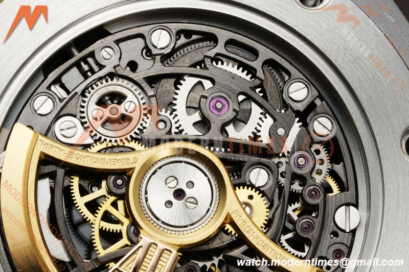 Audemars Piguet - Royal Oak 15407ST 41mm Openworked SS/SS Skeleton Dial THBF V3 SH3132 Free Sprung