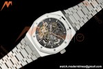 Audemars Piguet - Royal Oak 15407ST 41mm Openworked SS/SS Skeleton Dial THBF V3 SH3132 Free Sprung