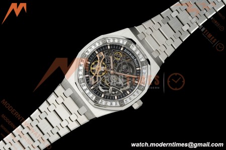 Audemars Piguet - Royal Oak 15412BC 41mm Dia SS/SS Skeleton Dial THBF V3 SH3132 Free Sprung