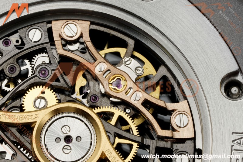 Audemars Piguet - Royal Oak 15412BC 41mm Dia SS/SS Skeleton Dial THBF V3 SH3132 Free Sprung