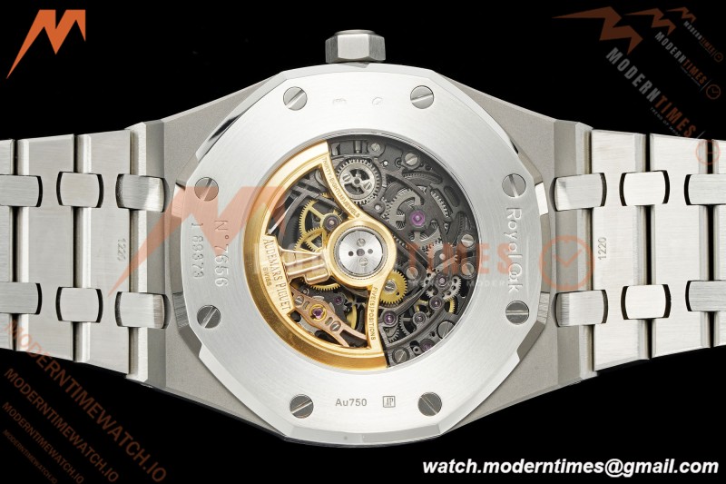Audemars Piguet - Royal Oak 15407BC 41mm Openworked Frosted SS/SS Skeleton THBF V3 SH3132 Free Sprung