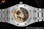 Audemars Piguet - Royal Oak 15407BC 41mm Openworked Frosted SS/SS Skeleton THBF V3 SH3132 Free Sprung