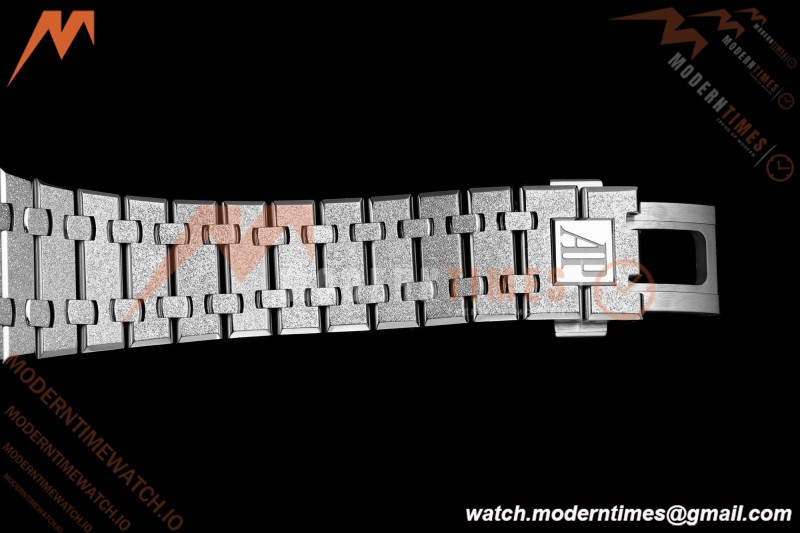 Audemars Piguet - Royal Oak 15407BC 41mm Openworked Frosted SS/SS Skeleton THBF V3 SH3132 Free Sprung