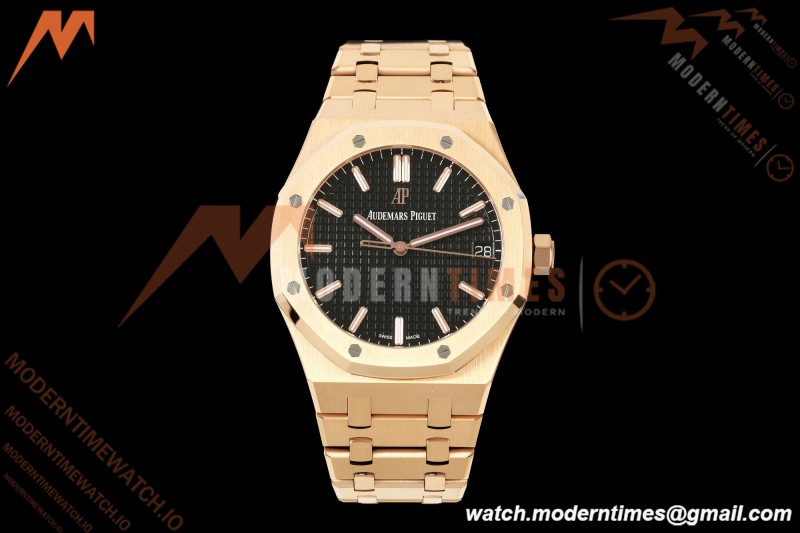 Audemars Piguet - Royal Oak 15510OR 41mm RG/RG Blk/Stk ZF V3 SA4302