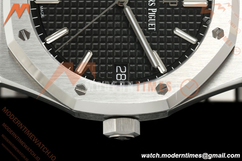 Audemars Piguet - Royal Oak 15500ST SS/SS Black ZF V4 SA4302 Free Sprung