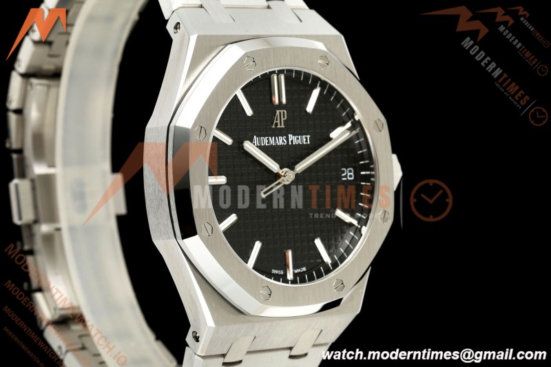 Audemars Piguet - Royal Oak 15500ST SS/SS Black ZF V4 SA4302 Free Sprung