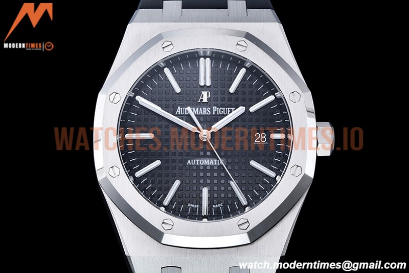 Audemars Piguet - Royal Oak 15400 SS/RU Black APSF V3 A3120