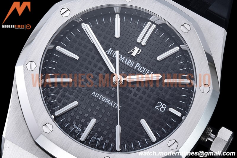 Audemars Piguet - Royal Oak 15400 SS/RU Black APSF V3 A3120