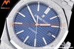 Audemars Piguet - Royal Oak 15410 Frosted SS/SS Blue ZF A3120