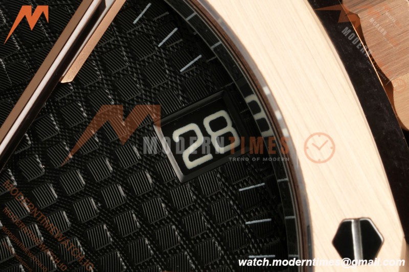 Audemars Piguet - Royal Oak 15510OR 41mm RG/RG Black Dial DDF DD4302