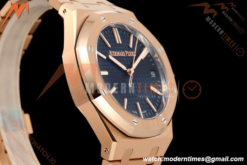 Audemars Piguet - Royal Oak 15510OR 41mm RG/RG Blue Dial DDF DD4302