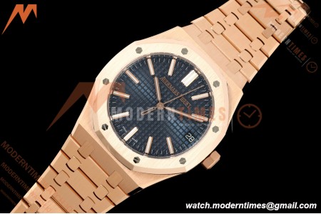 Audemars Piguet - Royal Oak 15510OR 41mm RG/RG Blue Dial DDF DD4302
