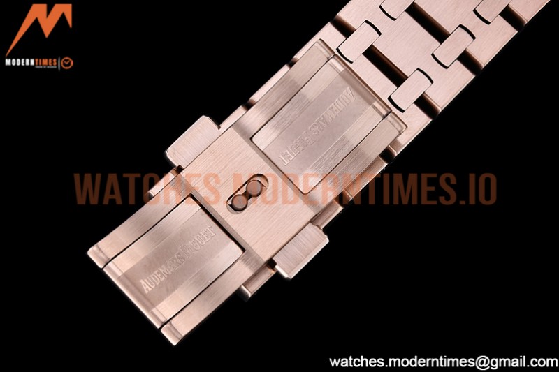 Audemars Piguet - AP ROO Chronograph RG/RG Blue/Dot APF A3126 Mod