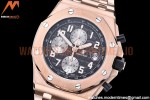 Audemars Piguet - AP ROO Chronograph RG/RG Grey/Num APF A3126 Mod