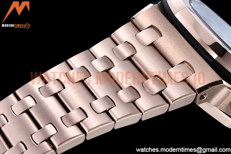 Audemars Piguet - AP ROO Chronograph RG/RG Brown/Num APF A3126 Mod