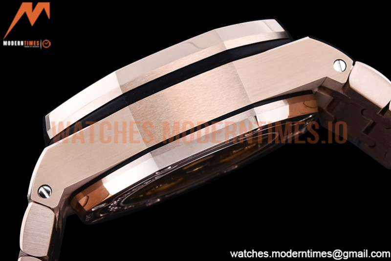 Audemars Piguet - AP ROO Chronograph RG/RG Brown/Num APF A3126 Mod
