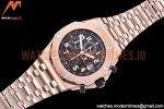 Audemars Piguet - AP ROO Chronograph RG/RG Brown/Num APF A3126 Mod