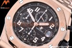 Audemars Piguet - AP ROO Chronograph RG/RG Brown/Num APF A3126 Mod