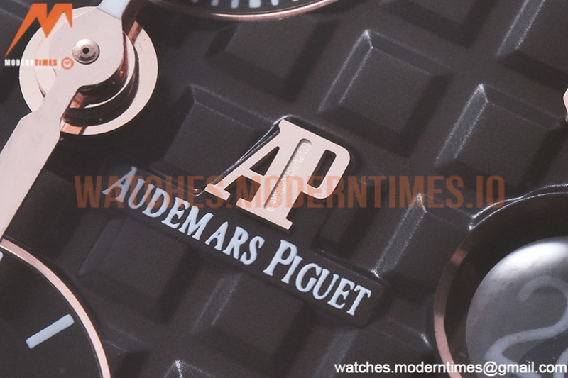 Audemars Piguet - AP ROO Chronograph RG/RG Brown/Num APF A3126 Mod