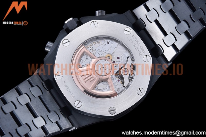 Audemars Piguet - AP ROO Chronograph CER/CER Black/Dot APF 7750 Mod