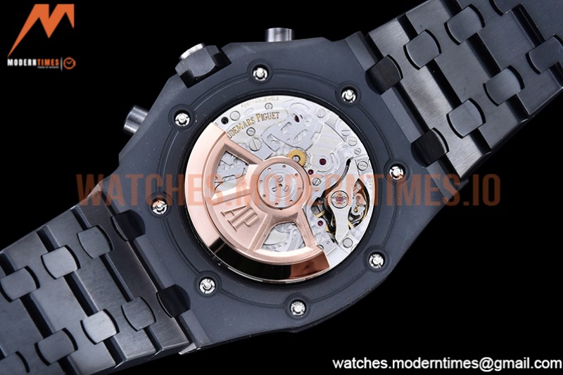 Audemars Piguet - AP ROO Chronograph CER/CER Black/Dot APF 7750 Mod