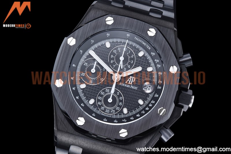Audemars Piguet - AP ROO Chronograph CER/CER Black/Dot APF 7750 Mod