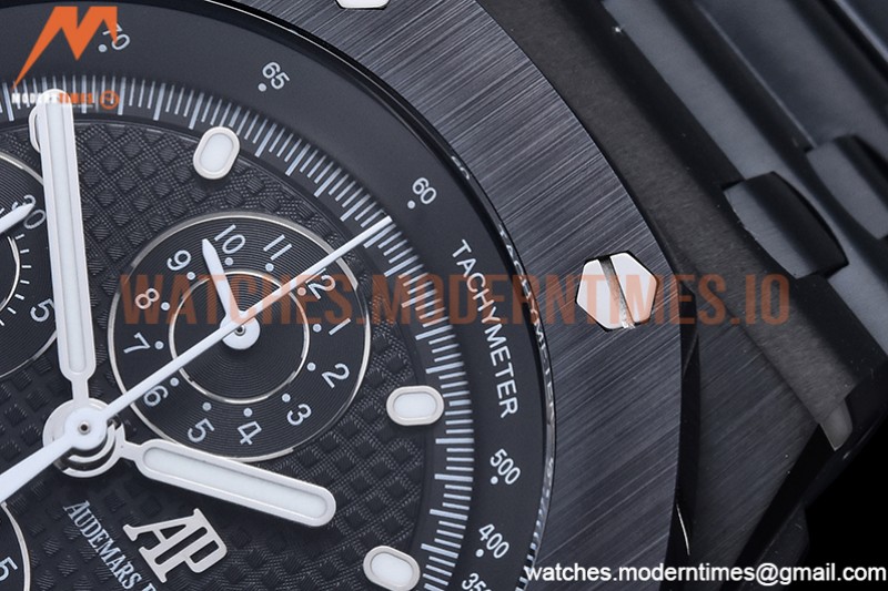 Audemars Piguet - AP ROO Chronograph CER/CER Black/Dot APF 7750 Mod