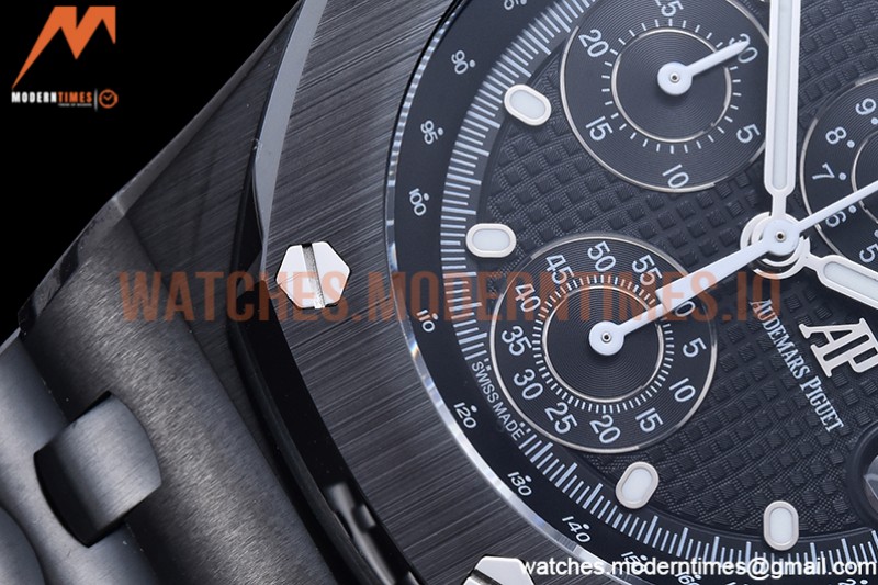 Audemars Piguet - AP ROO Chronograph CER/CER Black/Dot APF 7750 Mod