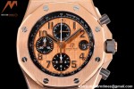 Audemars Piguet - AP ROO Chronograph RG/RG Gold/Num JF A3126 Mod
