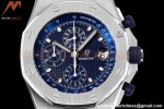Audemars Piguet - AP ROO Chronograph SS/SS Blue/Stk JF A3126 Mod