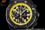Audemars Piguet - AP ROO Chronograph SS/LE Black/Num JF A3126 Mod