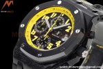 Audemars Piguet - AP ROO Chronograph SS/LE Black/Num JF A3126 Mod