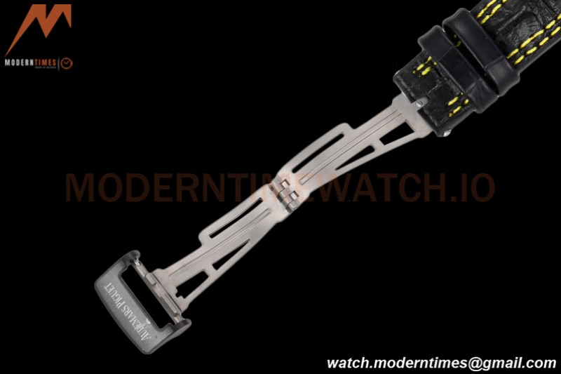 Audemars Piguet - AP ROO Chronograph SS/LE Black/Num JF A3126 Mod