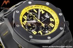 Audemars Piguet - AP ROO Chronograph SS/LE Black/Num JF A3126 Mod