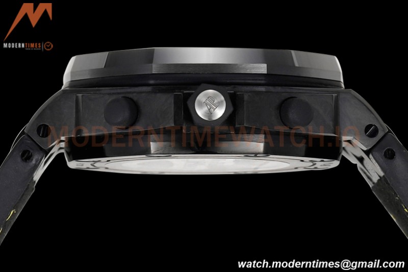 Audemars Piguet - AP ROO Chronograph SS/LE Black/Num JF A3126 Mod