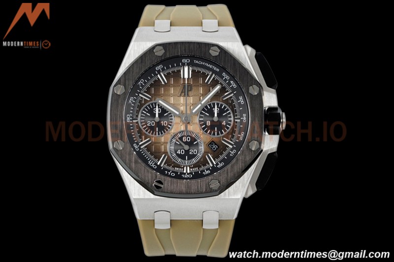 Audemars Piguet - AP ROO Chronograph 26420 SS/RU Brown/Black APF 7750 MOD