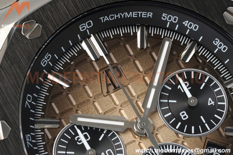 Audemars Piguet - AP ROO Chronograph 26420 SS/RU Brown/Black APF 7750 MOD