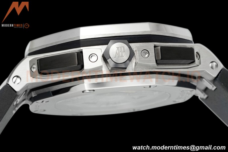 Audemars Piguet - AP ROO Chronograph 26420 SS/RU Grey/Black APF 7750 MOD