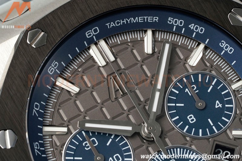 Audemars Piguet - AP ROO Chronograph 26420 SS/RU Grey/Black APF 7750 MOD
