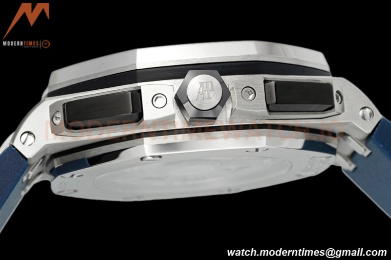 Audemars Piguet - AP ROO Chronograph 26420 SS/RU Blue/Silver APF 7750 MOD