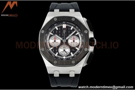 Audemars Piguet - AP ROO Chronograph 26420 SS/RU Black/Black APF 7750 MOD
